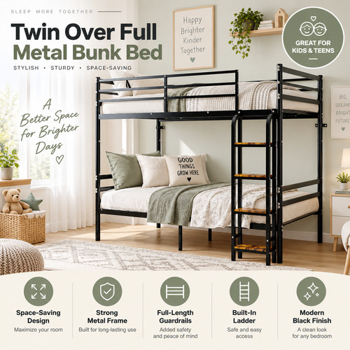 Bunk bed twin over - bed,