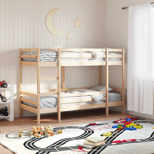 Bunk bed solid pine natural - bunk,