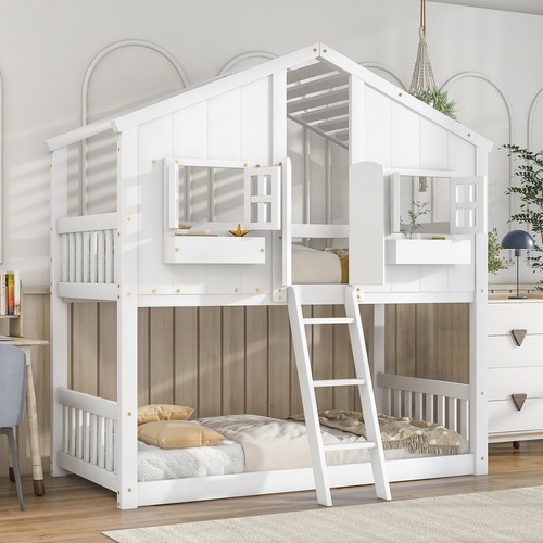 Twin over house bunk - twin,