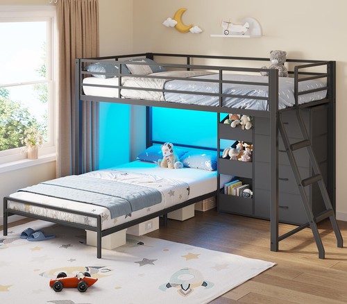 Low bunk bed - bed, twin