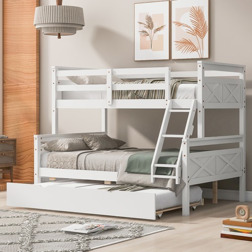 Twin over full bunk bed - over,