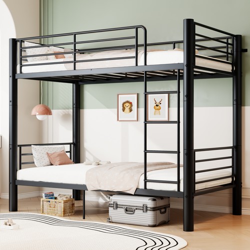 Twin over metal bunk - over,