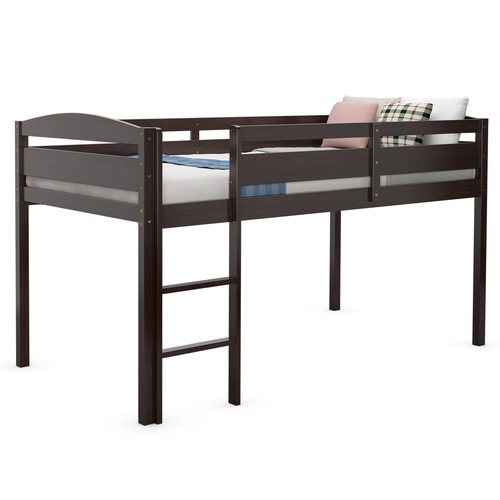 Costway twin low loft bunk - twin,