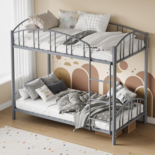 Metal bunk bed - metal, twin